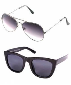 Black Aviator + Black Wayfarers